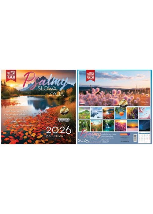 Kalendarz 2026 ścienny Classic Psalmy Słowa życia