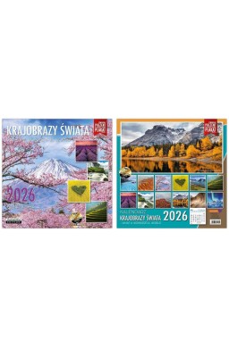 Kalendarz 2026 ścienny Classic Krajobrazy świata