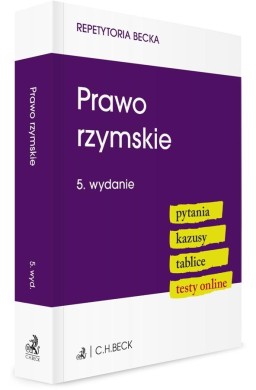 Prawo rzymskie. Pytania. Kazusy. Tablice. Testy...