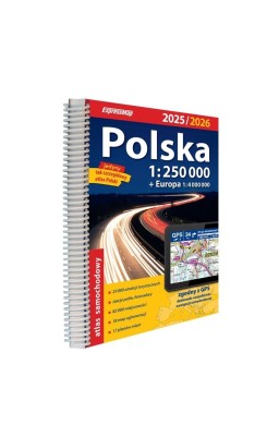 Polska atlas samochodowy 1:250 000 w.2025