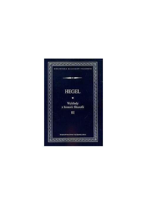 Wykłady z historii filozofii T.3