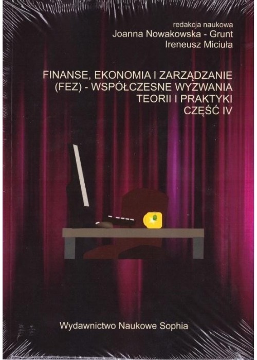 Finanse, ekonomia i zarządzanie (FEZ).. cz.4