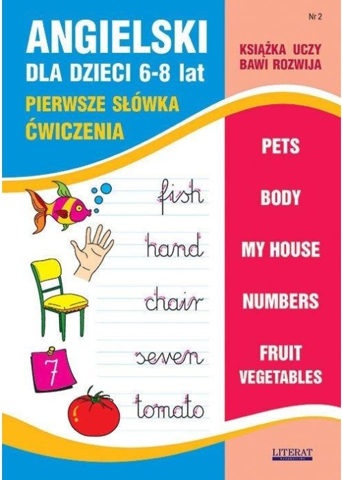Angielski dla dzieci 6-8 lat Nr 2 Pierwsze słówka