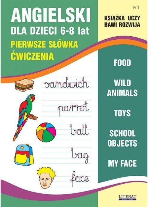 Angielski dla dzieci 6-8 Nr 1 Pierwsze słówka