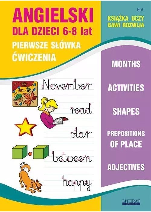 Angielski dla dzieci 6-8 lat Nr 5 Pierwsze słówka