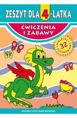 Ćwiczenia i zabawy. Zeszyt dla 4-latka