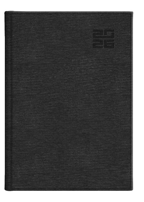 Kalendarz 2026 A4 tygodniowy Aluminium czarny