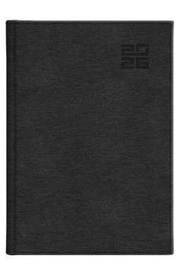 Kalendarz 2026 B5 dzienny Aluminium czarny