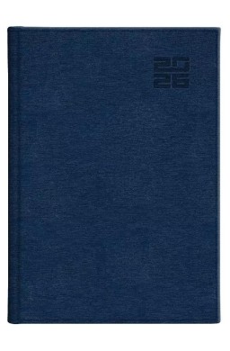 Kalendarz 2026 B5 dzienny Aluminium granatowy