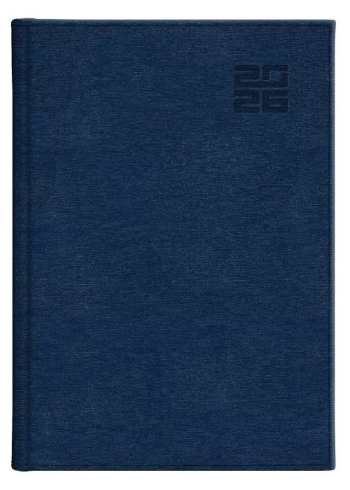 Kalendarz 2026 B5 dzienny Aluminium granatowy