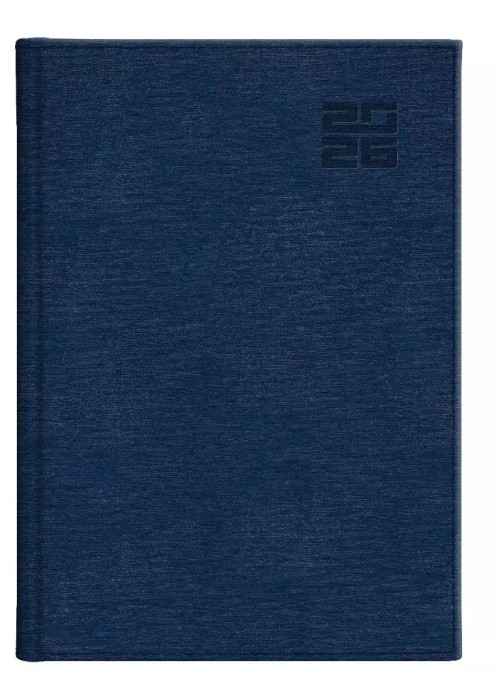 Kalendarz 2026 B5 tygodniowy z notesem granatowy