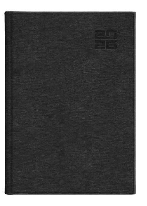 Kalendarz 2026 B5 tygodniowy Aluminium czarny