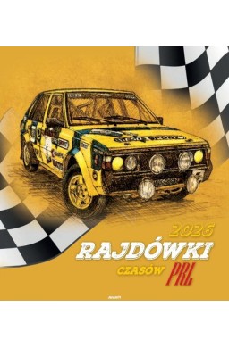 Kalendarz 2026 ścienny 32x32cm Motoryzacja PRL