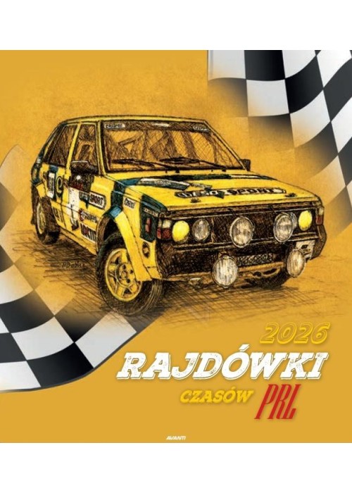 Kalendarz 2026 ścienny 32x32cm Motoryzacja PRL