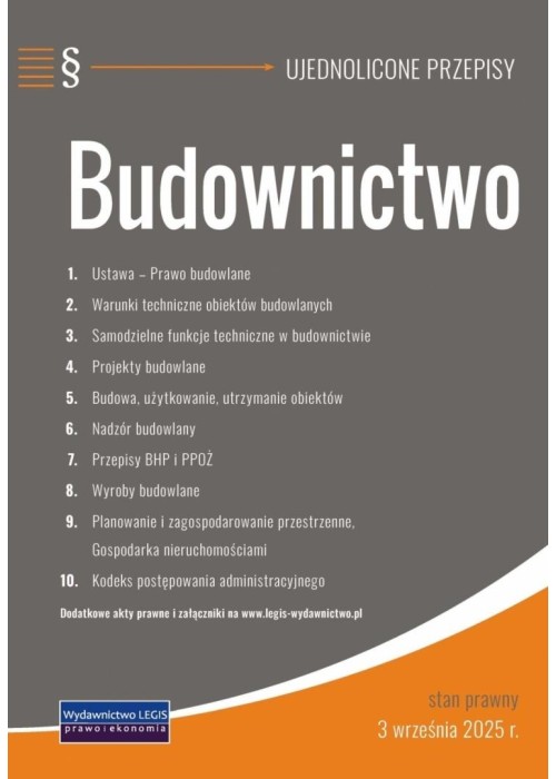 Budownictwo - ujednolicone przepisy