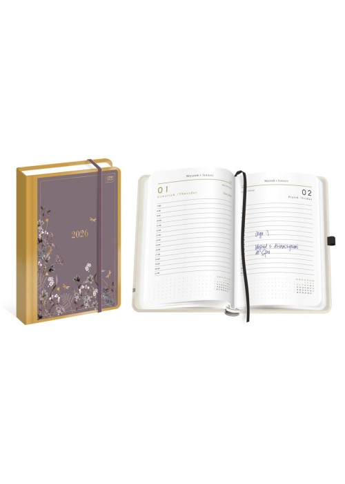 Kalendarz 2026 książkowy A5/384K Metallic Satin Kalendarz 2026 książkowy A5/384K Metallic Satin