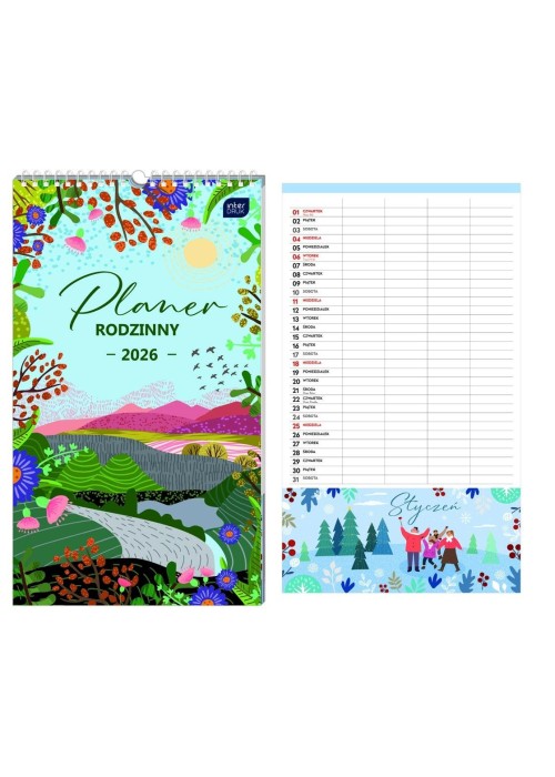 Kalendarz 2026 planer rodzinny 25x43 Razem Kalendarz 2026 planer rodzinny 25x43 Razem