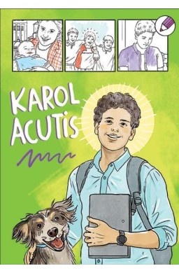 Kolorowanka. Św. Karol Acutis