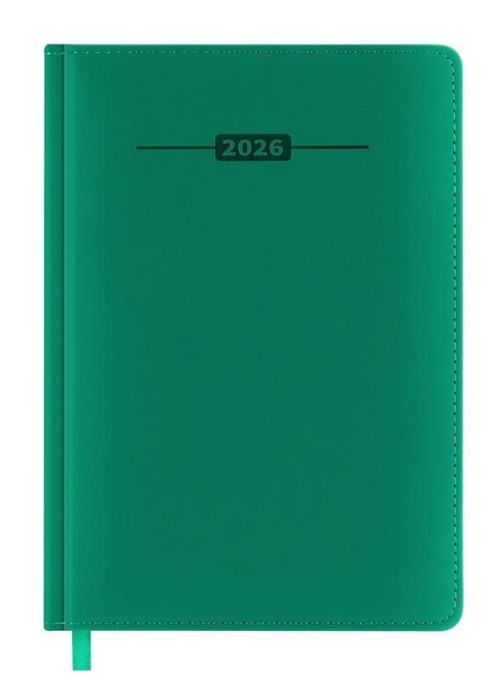 Kalendarz książkowy 2026 A5 zielony EASY