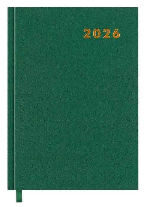 Kalendarz książkowy 2026 A5 zielony EASY