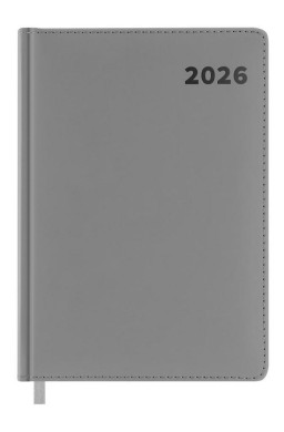 Kalendarz książkowy 2026 A4 grafitowy EASY