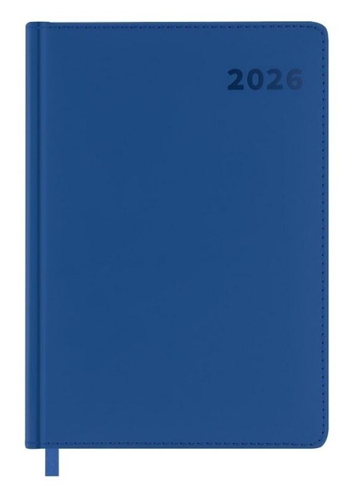 Kalendarz książkowy 2026 A5 niebieski EASY