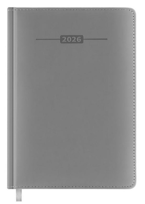 Kalendarz książkowy 2026 A5 szary EASY
