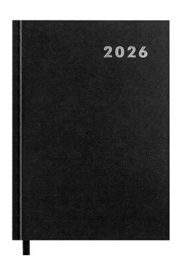 Kalendarz książkowy 2026 A5 czarny EASY