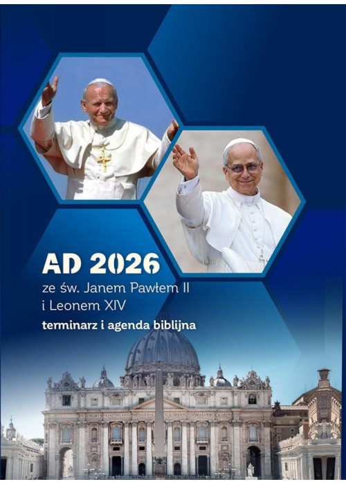 Kalendarz AD 2026 św. Janem Pawłem II i Leon XIV