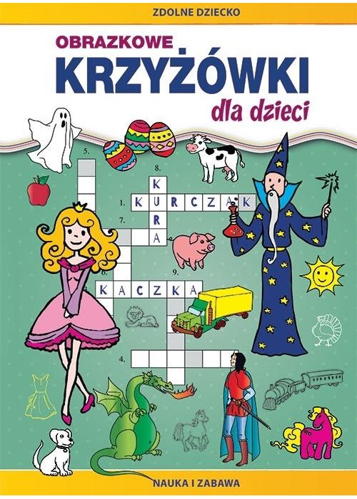 Obrazkowe krzyżówki dla dzieci