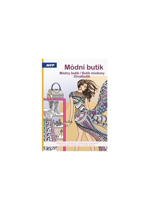 Kolorowanka antystresowa butik modowy