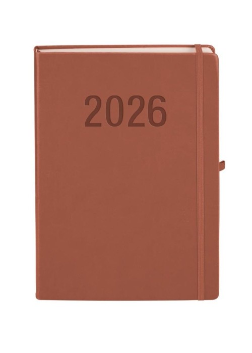 Kalendarz 2026 A4 Memofix DNS mocha mousse