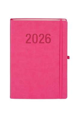 Kalendarz 2026 A4 Memofix DNS różowy