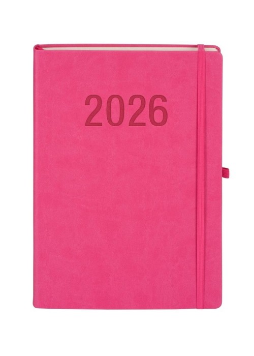 Kalendarz 2026 A4 Memofix DNS różowy