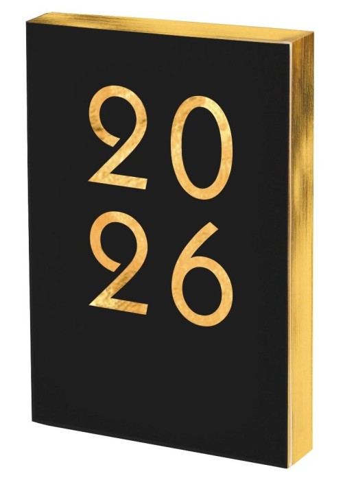 Kalendarz 2026 A5 Art DNS czarny