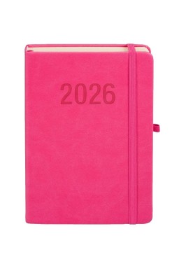 Kalendarz 2026 A5 Memofix DNS różowy