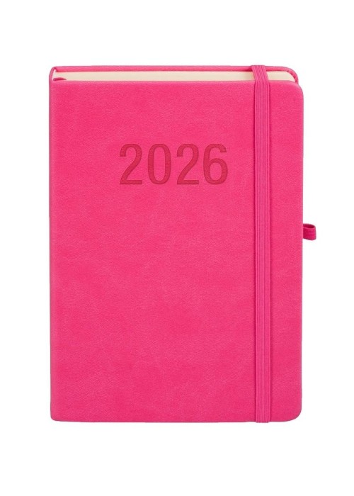 Kalendarz 2026 A5 Memofix DNS różowy