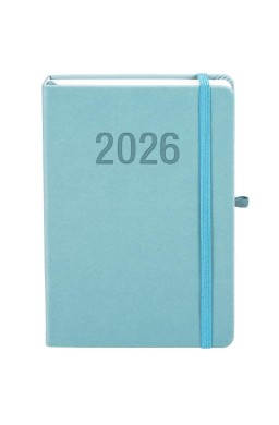 Kalendarz 2026 A5 Memofix DNS błękitny