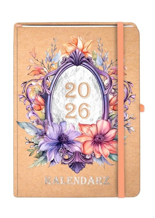 Kalendarz 2026 A5 Kraft TNS Lustro