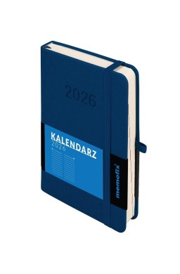 Kalendarz 2026 B6 Memofix DNS granatowy