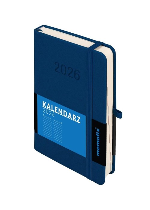 Kalendarz 2026 B6 Memofix DNS granatowy