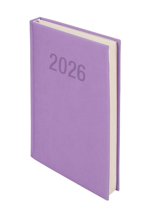 Kalendarz 2026 A5 Colorfix DNS liliowy