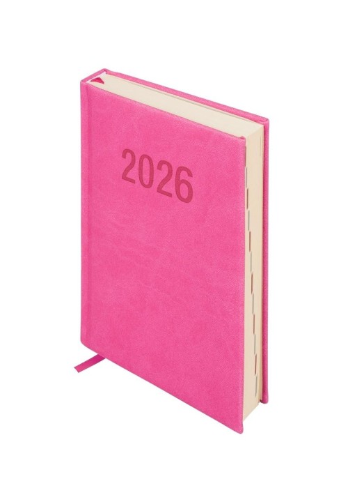Kalendarz 2026 A5 Colorfix DNS różowy