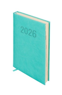 Kalendarz 2026 A5 Colorfix DNS turkusowy