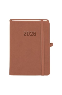 Kalendarz 2026 B6 Memofix TDW mocha mousse