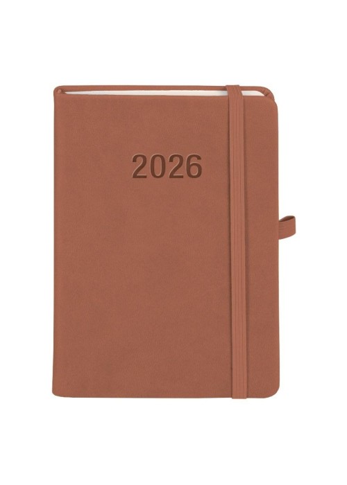 Kalendarz 2026 B6 Memofix TDW mocha mousse
