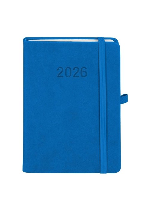 Kalendarz 2026 B6 Memofix TDW niebieski