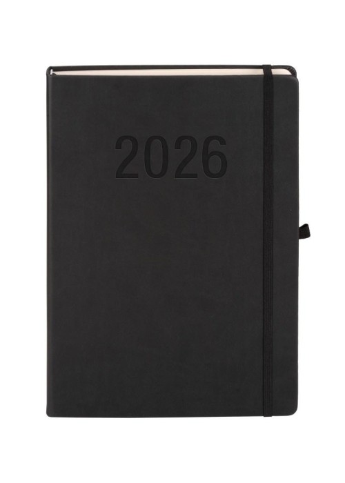 Kalendarz 2026 A4 Memofix DNS czarny