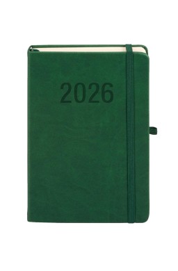 Kalendarz 2026 A5 Memofix DNS zielony