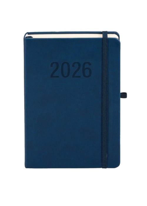 Kalendarz 2026 A5 Memofix DNS granatowy